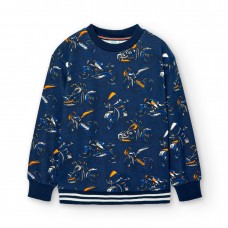 BOBOLI μπλούζα φούτερ 517261-9239 μπλε