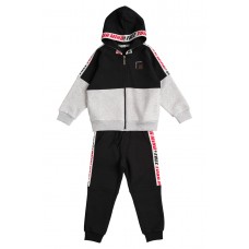 SPRINT σετ φόρμας με ζακέτα 232-3020-200 μαύρη