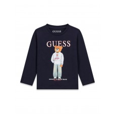 GUESS μπλούζα παιδική αγόρι N6YI06K379-G7V2 μπλε