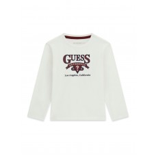 GUESS μπλούζα παιδική N6YI12K3800-G011 λευκή