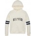 TOMMY HILFIGER μπλούζα φούτερ με κουκούλα KB0KB09742-YA8 λευκο