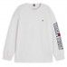 TOMMY HILFIGER μπλούζα παιδική αγόρι KB0KB10512-YBR λευκή