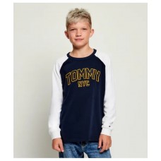 TOMMY HILFIGER μπλούζα παιδική αγόρι KB0KB10650-C1G μπλε