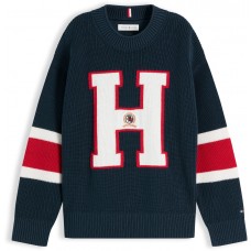 TOMMY HILFIGER πουλόβερ παιδικό αγόρι KB0KB10561-C1G μπλε
