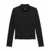 TOMMY HILFIGER μπλούζα rib top παιδική KG0KG08802-BDS μαύρη