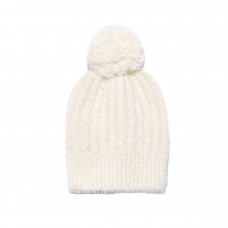 ABEL & LULA σκουφί πλεκτό με γούνα 14-05913-002 κρεμ