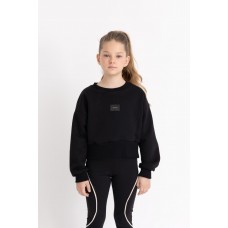 ALICE σετ φούτερ με κολάν παιδικό W24-A18072-04 μαύρο