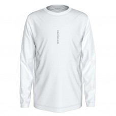 CALVIN KLEIN μπλούζα παιδική IB0IB02166-YAF λευκή