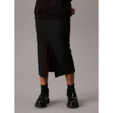 CALVIN KLEIN φούστα midi παιδική IG0IG02622-BEH μαύρη