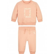 CALVIN KLEIN φόρμα σετ παιδική IN0IN00213-TFC ροζ