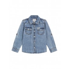 GUESS πουκάμισο denim παιδικό N4YH04D4UE0-MSCR μπλε