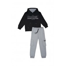 SPRINT φόρμα σετ παιδική 242-3033-200 μαύρη