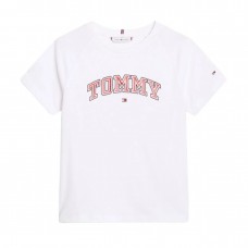 TOMMY HILFIGER μπλούζα παιδική KG0KG08064-YBR λευκή