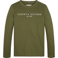 TOMMY HILFIGER μπλούζα παιδική KS0KS00202-MSH χακί