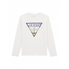 GUESS μπλούζα παιδική L5YI06K8HM4-G011 λευκή