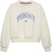 TOMMY HILFIGER μπλούζα φούτερ κορίτσι KG0KG08785-YA8 λευκή