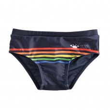 I DO μαγιό μπόξερ 4924-6GT6 μπλε-πορτοκαλί