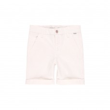 Boboli βερμούδα chino 734239-1100 λευκή