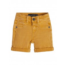 GUESS τζιν βερμούδα N1RD03WE620-G2C1 μουσταρδί
