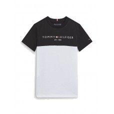 TOMMY HILFIGER μπλούζα KB0KB08031-YBR λευκη