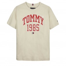 TOMMY HILFIGER μπλούζα KB0KB08206-ACU εκρου