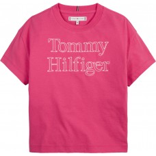 TOMMY HILFIGER μπλούζα KG0KG07264-TJN κοραλλί