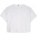 TOMMY HILFIGER μπλούζα KG0KG07279-YBR λευκή	