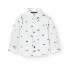 Boboli πουκάμισο 716396-9005 λευκό