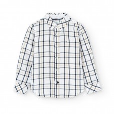 Boboli πουκάμισο 736422-9055 λευκό