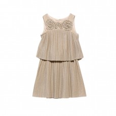 ABEL & LULA σετ φούστα με πλισέ παιδικό 25-05071-090 χρυσό