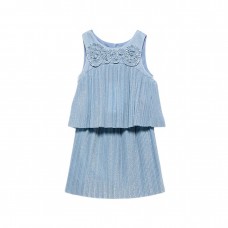 ABEL & LULA σετ φούστα με πλισέ παιδικό 25-05071-091 γαλάζιο