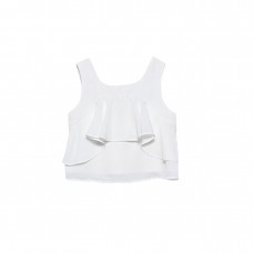 ABEL & LULA τοπ με γάζα 25-05150-007 λευκό