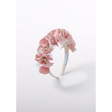 ABEL & LULA στέκα με φιόγκους παιδική 25-05445-002 χρυσό-ροζ