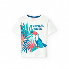 BOBOLI μπλούζα παιδική 321039-1100 λευκή