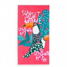 Boboli πετσέτα θαλάσσης 821304-3901 ροζ