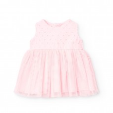 BOBOLI βρεφικό φόρεμα 741057-3911 ροζ	