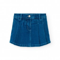 Boboli φούστα denim παιδική 401128  - BLUE μπλε	