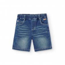 Boboli βερμούδα denim παιδική 590127-BLUE μπλε	