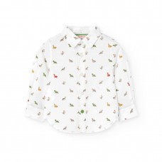 BOBOLI πουκάμισο παιδικό 711144-9538 λευκό