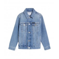 CALVIN KLEIN μπουφάν denim παιδικό IB0IB02308-1ΑΑ μπλε