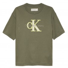 CALVIN KLEIN μπλούζα παιδική IB0IB02361-LDY χακί