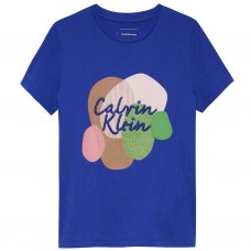 CALVIN KLEIN μπλούζα παιδική IG0IG02800-C66 μπλε ρουά