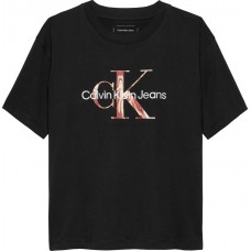 CALVIN KLEIN μπλούζα παιδική IB0IB02453-BEH μαύρη