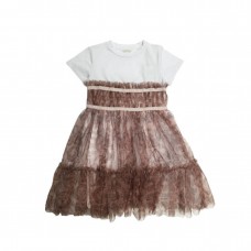 GUESS φόρεμα παιδικό J5RK36K6YW0-P4X5 καφέ
