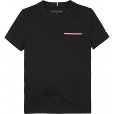 Tommy Hilfiger μπλούζα pocket tee παιδική KB0KB08817-BDS μπλε