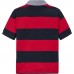 TOMMY HILFIGER μπλούζα polo stripe παιδική KB0KB09337-XLD κόκκινη