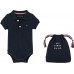 TOMMY HILFIGER κορμάκι polo body giftpack παιδικό KN0KN01984-C1G μπλε