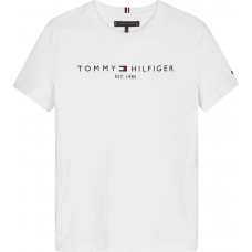 TOMMY HILFIGER παιδική μπλούζα αγόρι KS0KS00210-YBR λευκή	