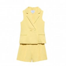 ABEL & LULA σετ βερμούδα με γιλέκο κορίτσι 26-05287-039 κίτρινο