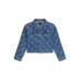 GUESS μπουφάν denim logo παιδικό κοριίτσι J6RL02D5FM0-XI4G μπλε